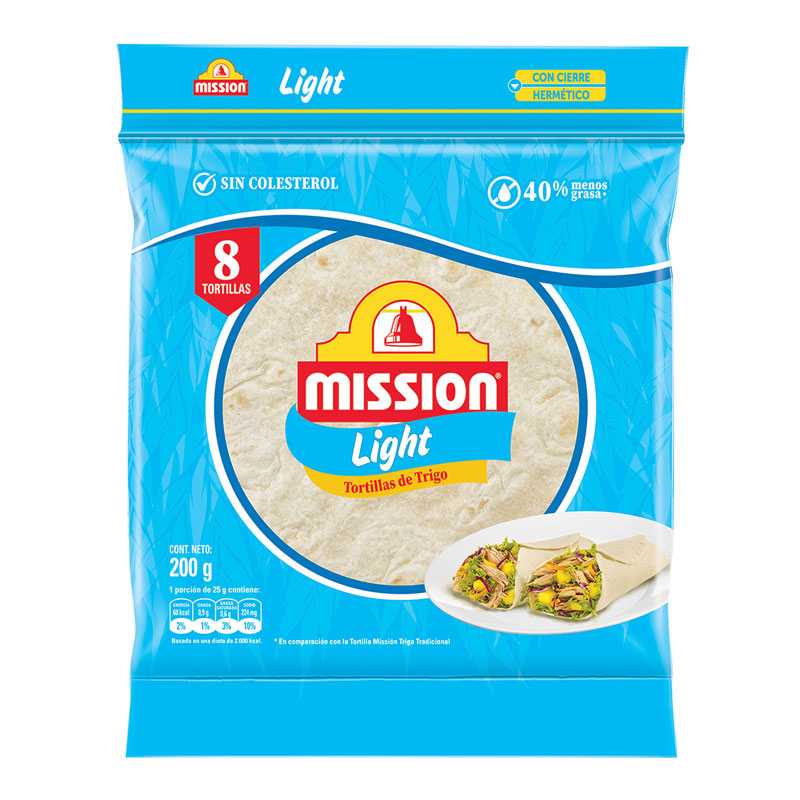 Mission Tortilla De Trigo Light 200g Cropafresh