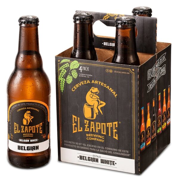 El Zapote, Belgian White 4 unid 350 ml