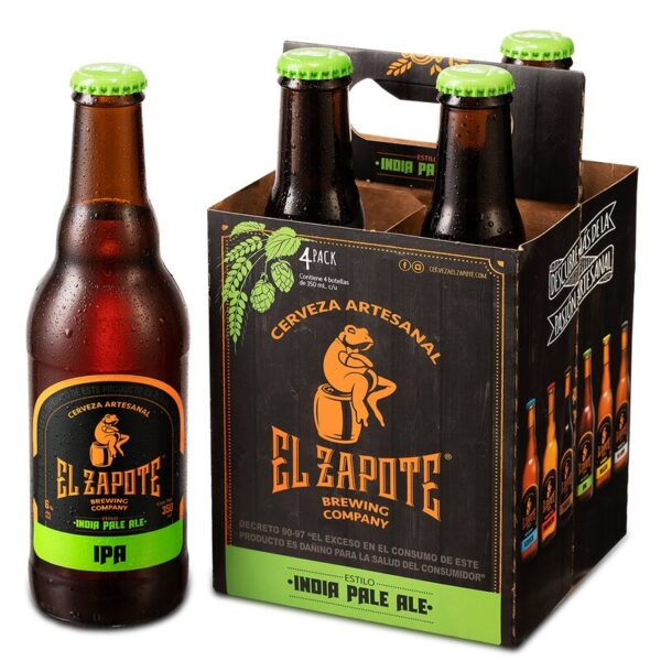 El Zapote, Indian Pale Ale 4 unid 350 ml