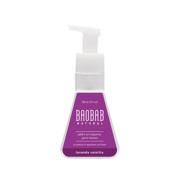 Baobab, Jabón de Manos Espuma Lavanda Vainilla 300 ml