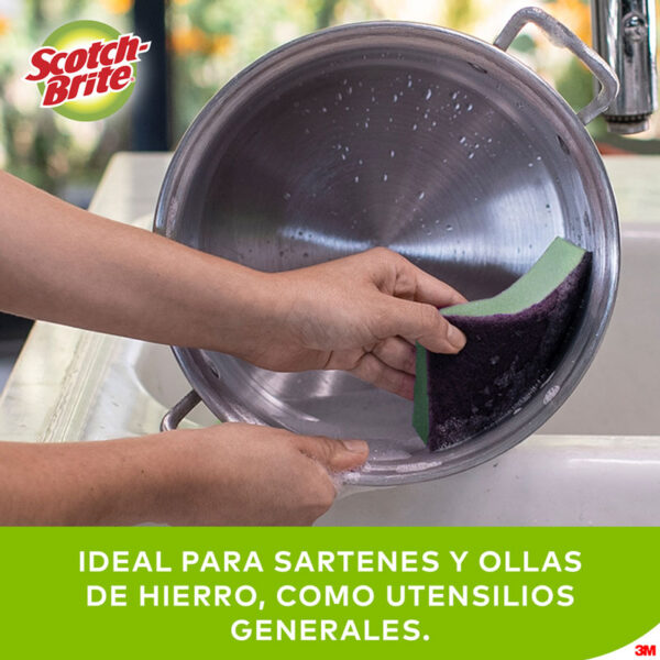 Scotch Brite, Esponja Doble Uso Extrema 2 Unidades - Imagen 5