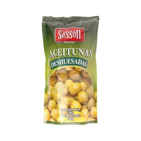 Sasson, Aceitunas Deshuesadas Simple 200 g