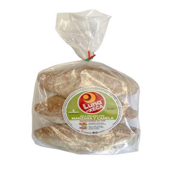 Luna de Xeca, xeca rellena de manzana 6 unidades