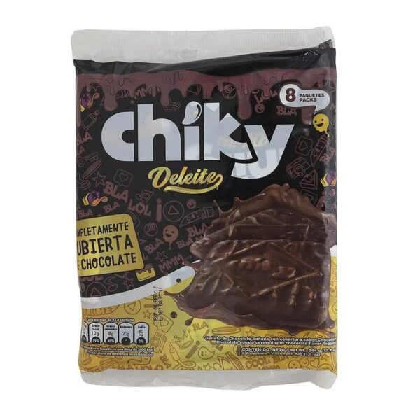 Chiky, Galletas Deleite Paquete 8 unidades