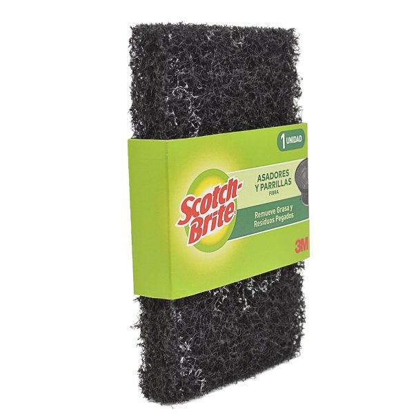 Scotch Brite, Fibra Negra Parrilla 1 Unidad - Imagen 3