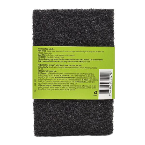 Scotch Brite, Fibra Negra Parrilla 1 Unidad - Imagen 4