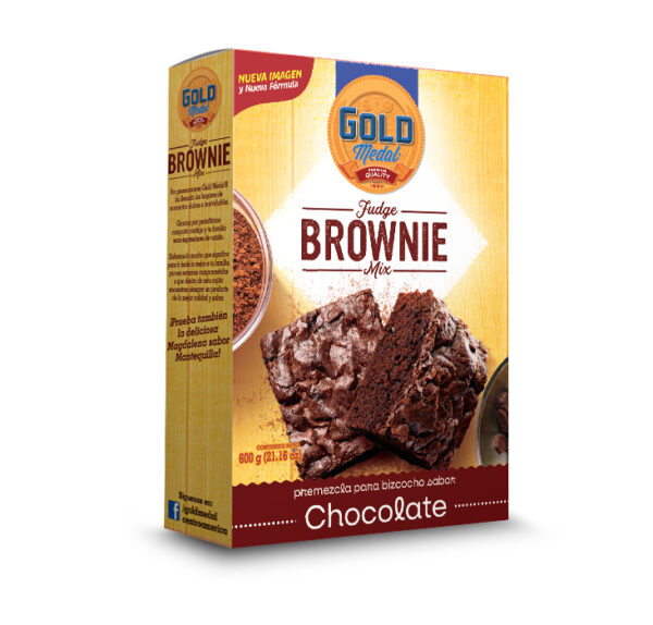 Gold Medal, Mezcla para Brownie 600 g