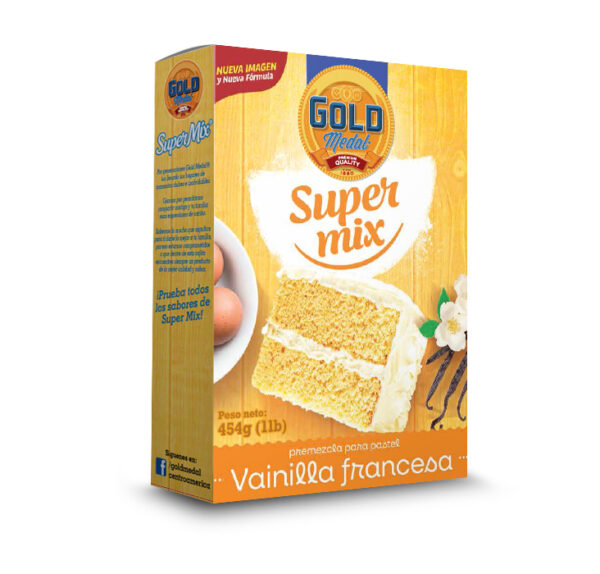 Gold Medal, Mezcla para Pastel de Vainilla Francesa 454 g