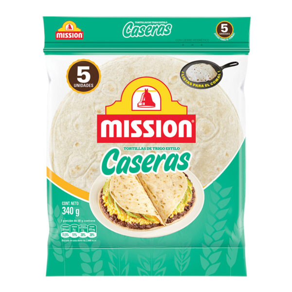 Mission, Tortilla de Trigo Casera 340g