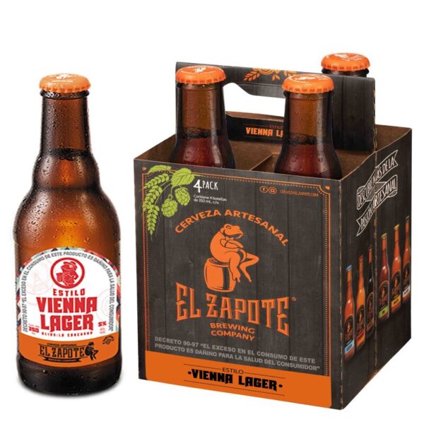 El Zapote, Vienna Lager 4 unid 350 ml
