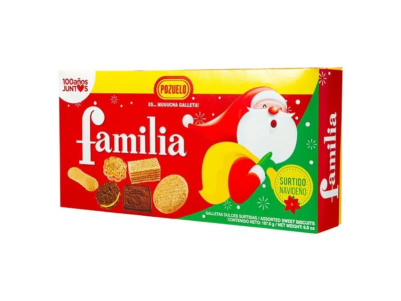 Pozuelo, Caja de Galletas Navideñas 187 g – Cropa Fresh