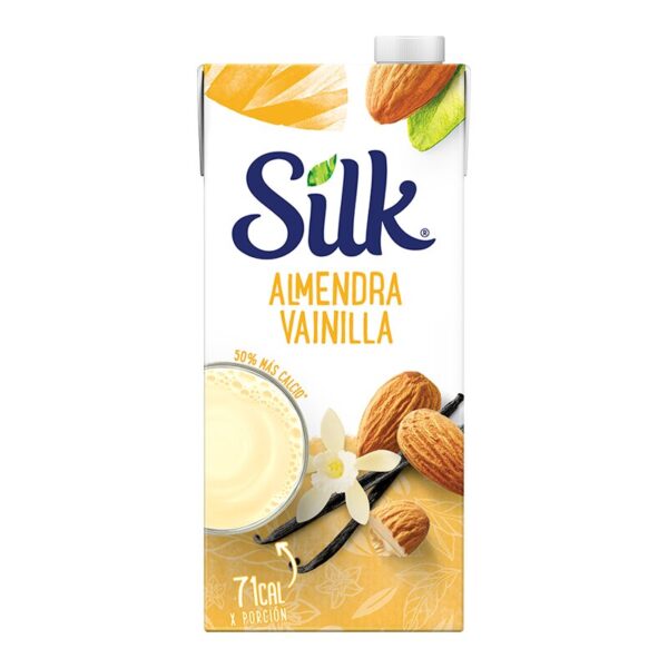Silk, Alimento Líquido Sabor Almendras Vainilla 946 ml