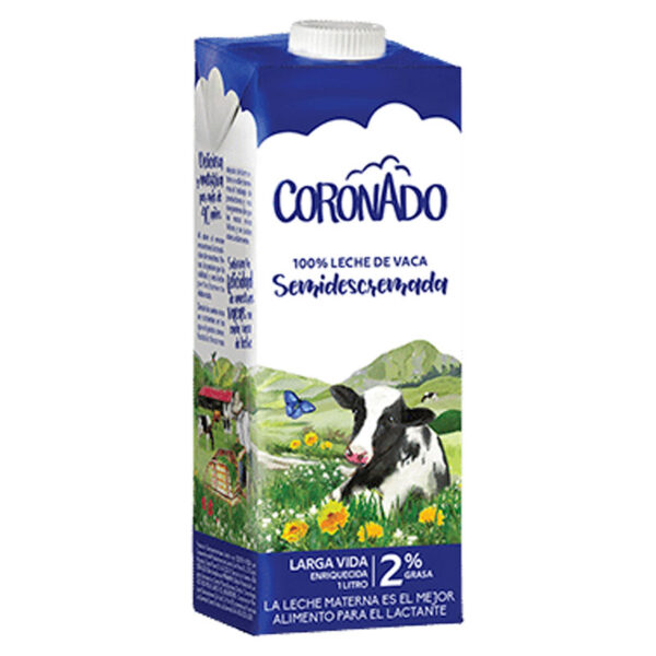 Coronado, Leche Semi Descremada 1 L
