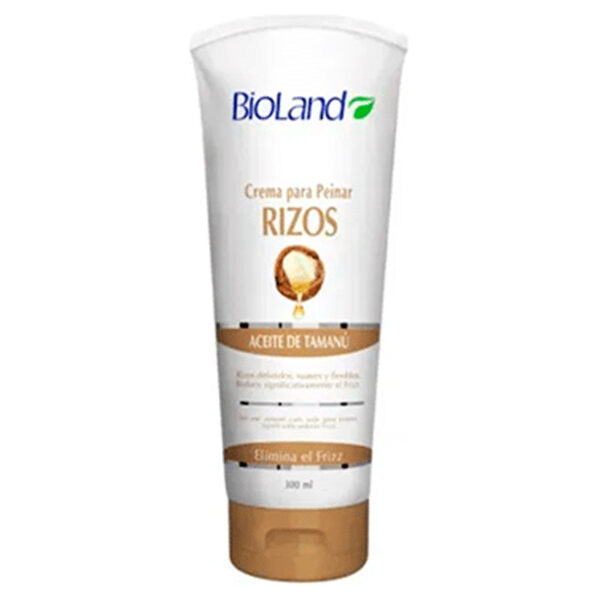 Bioland, Crema para Peinar Rizos Tamanú 300 ml
