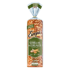 Europa, Pan Integral Semillas y Cereales 670 g