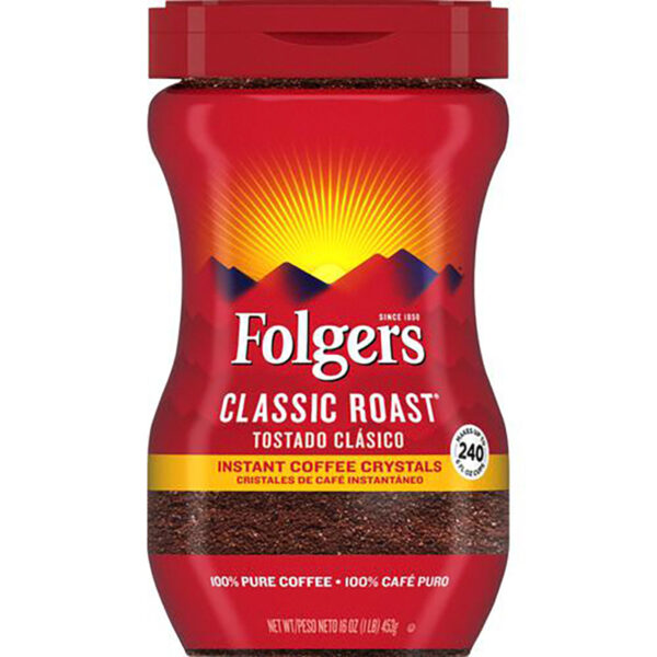 Folgers, Café instantáneo 16 oz