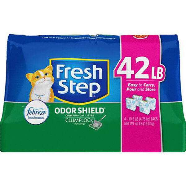 Febreeze, Fresh Step Arena para gatos (4 unidades) 10.5 lb / 4.76 kg
