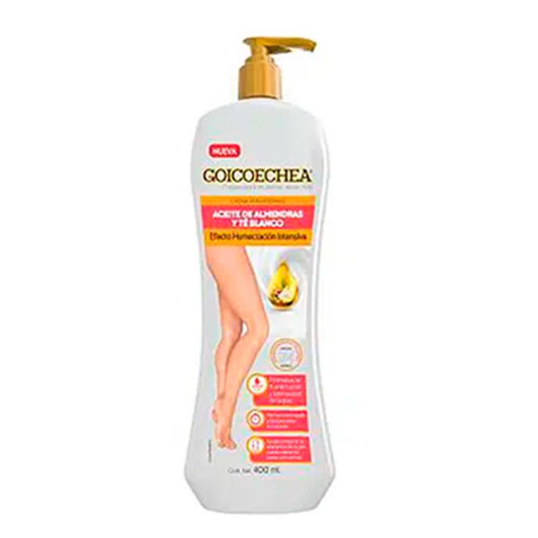 Goicoechea, Crema para Piernas Almendras y Té Blanco 400 ml