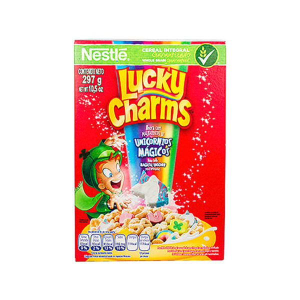 Nestlé Lucky Charms, Cereal con Malvaviscos caja 297 g