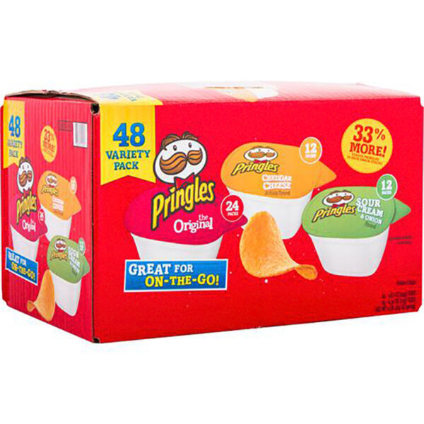 Pringles, Variedad de Papitas 48 unid 20 g