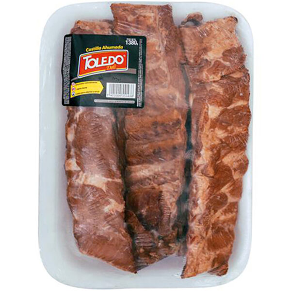 Toledo, Costilla de Cerdo Ahumada Fresca 1.3 kg / 3 lb
