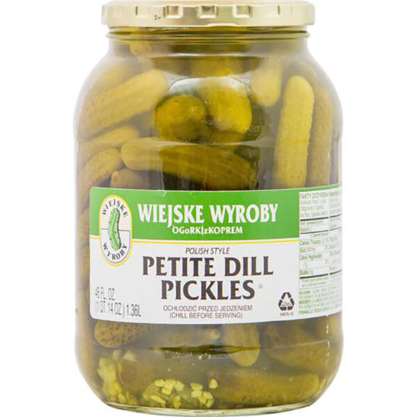 Wiejske Wyroby, Pepinillos pequeños 46 oz/ 1.3 kg