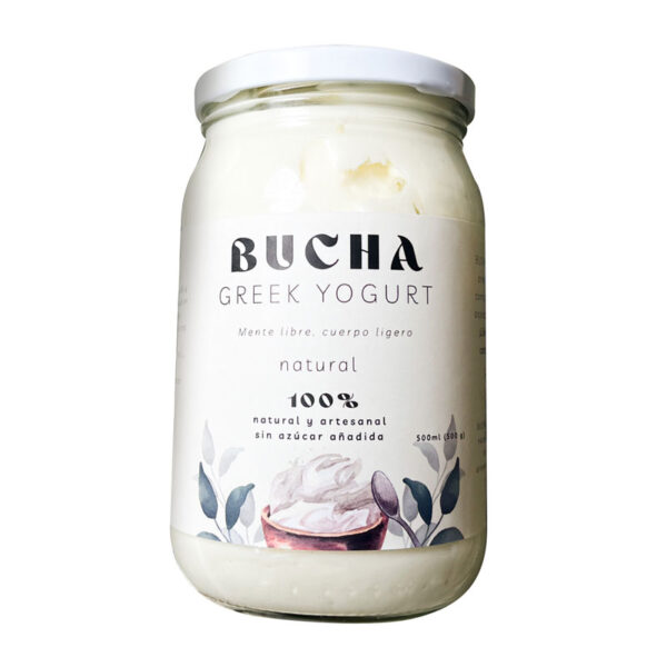 Yogurt Griego Bucha Litro (1000 g) - Sabor Natural