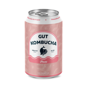 Gut Kombucha 350 ml  - Sabor Fresa