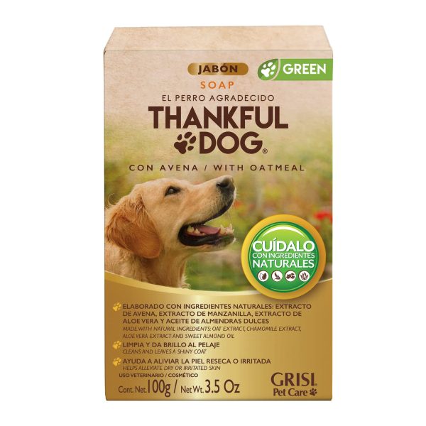Grisi - Jabón con avena Thankful Dog 100 g