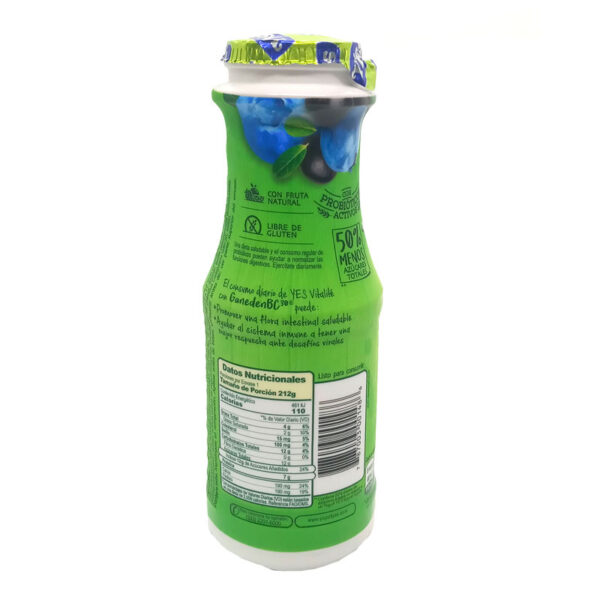 Yogurt Yes - Vitalite Arándano Acai 212 gr - Imagen 2
