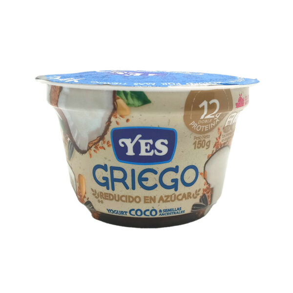 Yogurt Yes Estilo Griego Sabor Coco - 150 gr