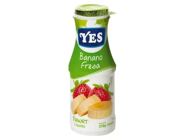 Yogurt Yes Liquido Banano y Fresa - 200ml