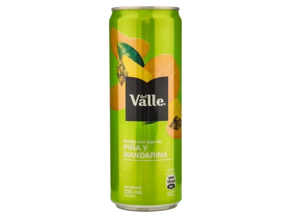 Bebida Néctar Del Valle Piña-Mandarina 330ml lata