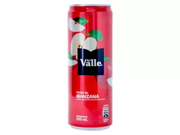 Bebida Néctar Del Valle Manzana 330ml lata