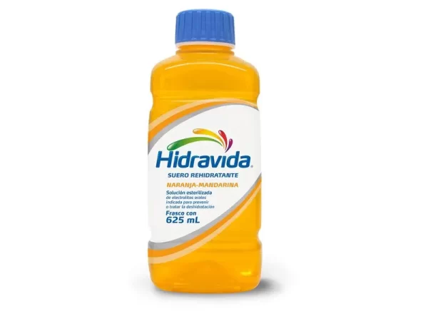 Hidravida Suero Rehidratante Naranja-Mandarina Botella 625ml