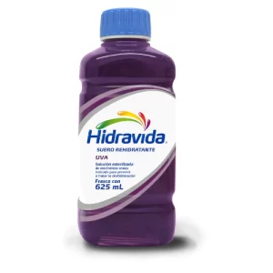 Hidravida Suero Rehidratante Uva Botella 625ml.