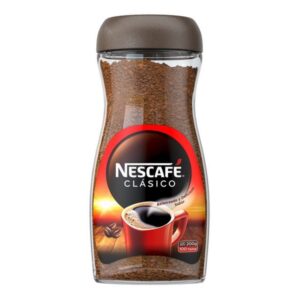 Café Nescafé Clásico Frasco Vidrio - 200 gramos