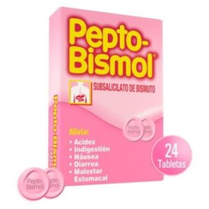 Tabletas Masticables Pepto Bismol Sabor Original (24 unidades)
