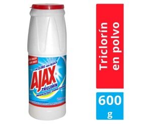 Limpiador Multiusos Ajax Triclorín Con Cloro En Polvo (600 gramos)