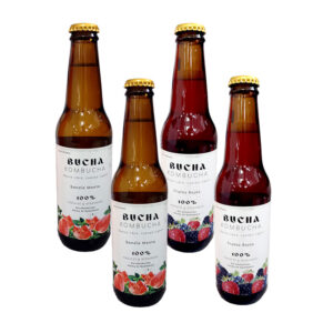 Bucha, Kombucha Sabores- Pack de 4 un.