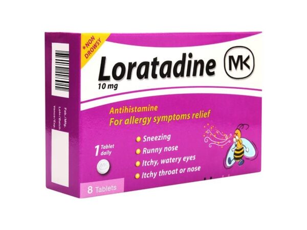 Loratadina Mk 10 Mg ( Caja de 8 Unidades )
