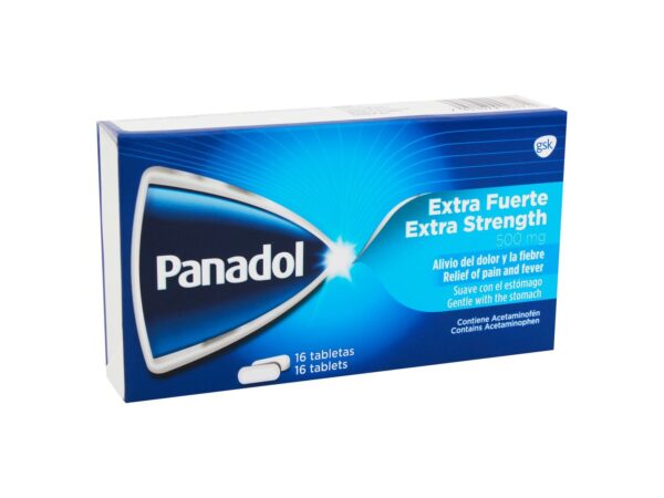 Panadol Extra Fuerte (16 tabletas)