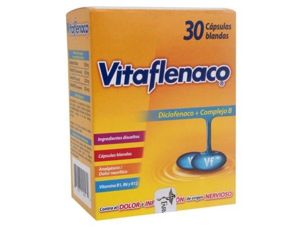 Vitaflenaco 25 Mg (30 capsulas)