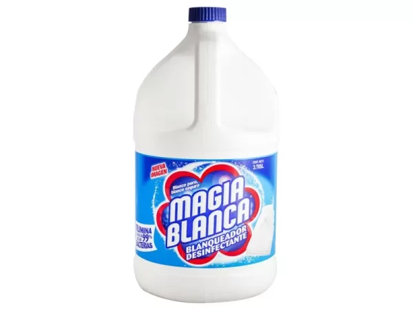 CLORO LIQUIDO MARCA MAGIA BLANCA 1 GALON  (3.78 LITROS)