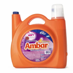 Detergente Liquido Ambar Wash y Soft (5 Litros)