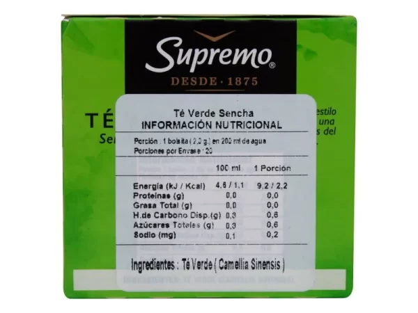 Te Supremo Verde Sencha Japones ( 40 gramos ) - Imagen 2