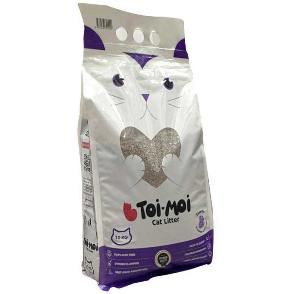 Toi Moi  Arena Para Gato Aroma Lavanda 10 Lt - Imagen 2