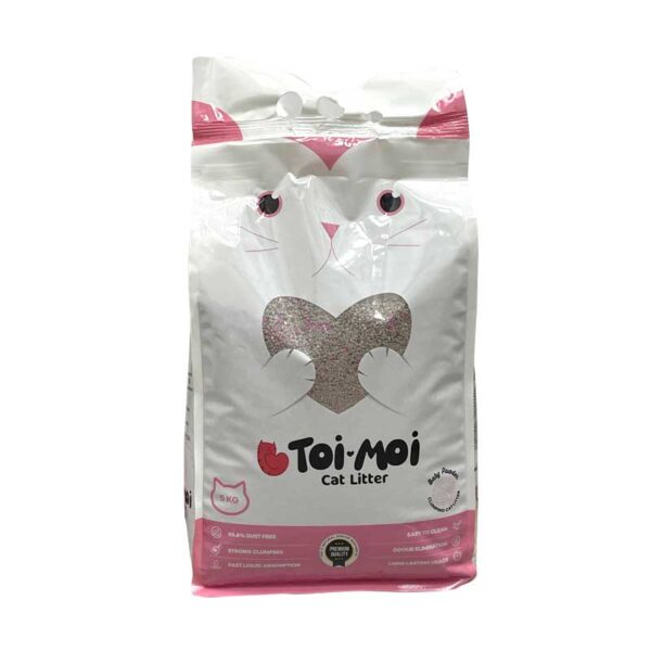 Toi Moi Arena Para Gato Aroma Polvos De Bebe 5 Lt
