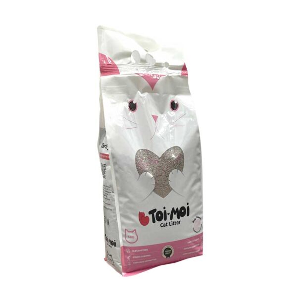 Toi Moi Arena Para Gato Aroma Polvos De Bebe 5 Lt - Imagen 2