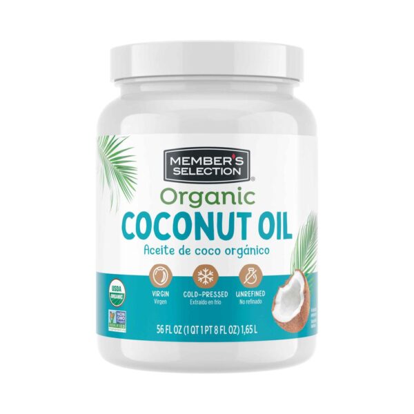 Member's Selection Aceite de Coco Virgen Orgánico 1.65 L  56 oz